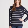 Knitwear WLane | W.Lane Stripe Button Detail Pullover