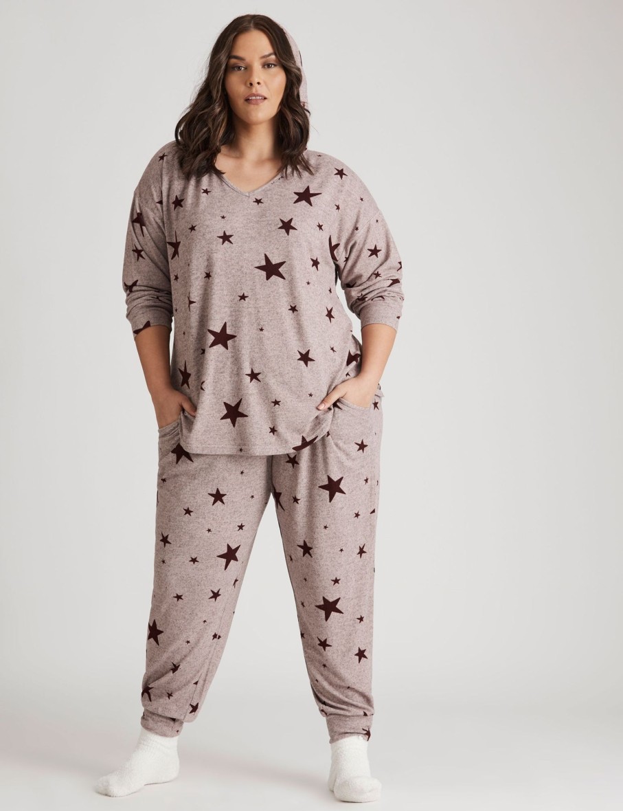 Sleepwear Autograph | Autograph Printed Fluffy Full Length Pants