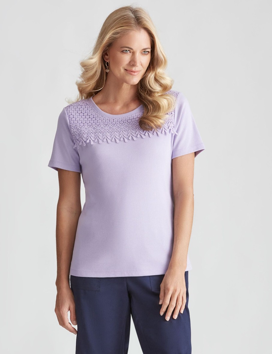 Tops NoniB | Short Sleeve Rib T-Shirt