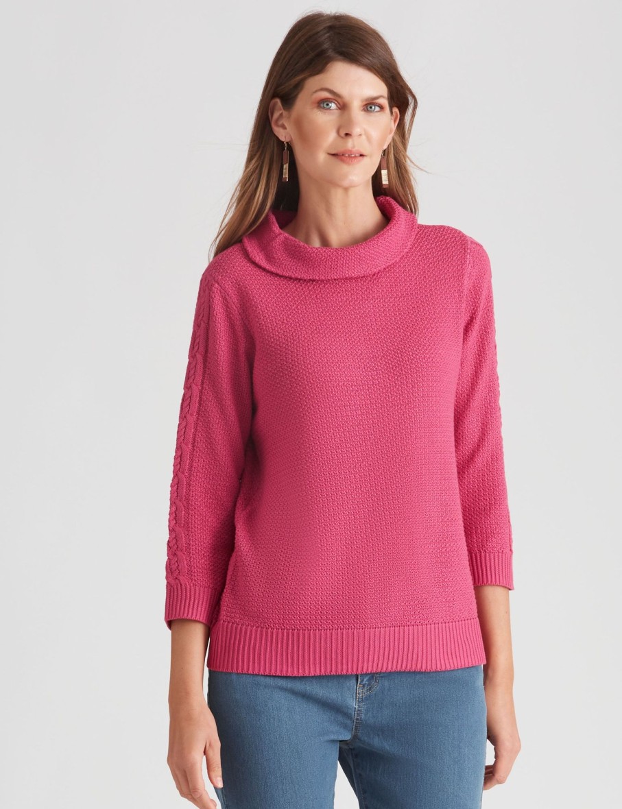 Knitwear WLane | W.Lane Textured Cowl Jumper