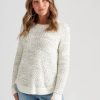 Knitwear Rockmans | Rockmans Long Sleeve Multi Zipped Knitwear Top