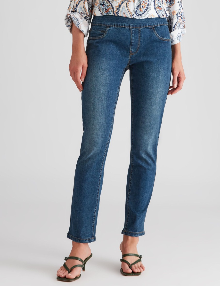 Bottoms Katies | Katies Denim Short Straight Ultimate Jeans