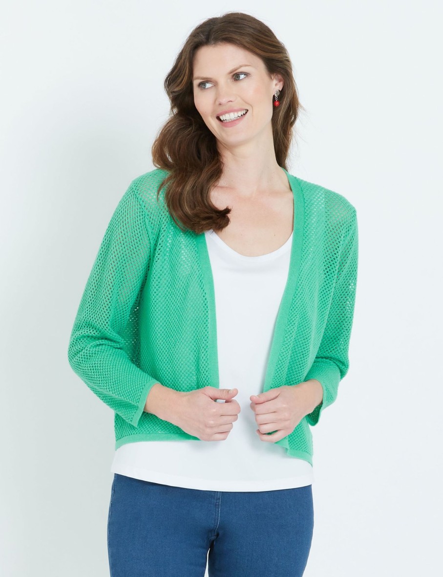 Knitwear WLane | W.Lane Knitwear Mesh Cardigan