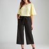 Bottoms Katies | Katies Linen Crop Pants