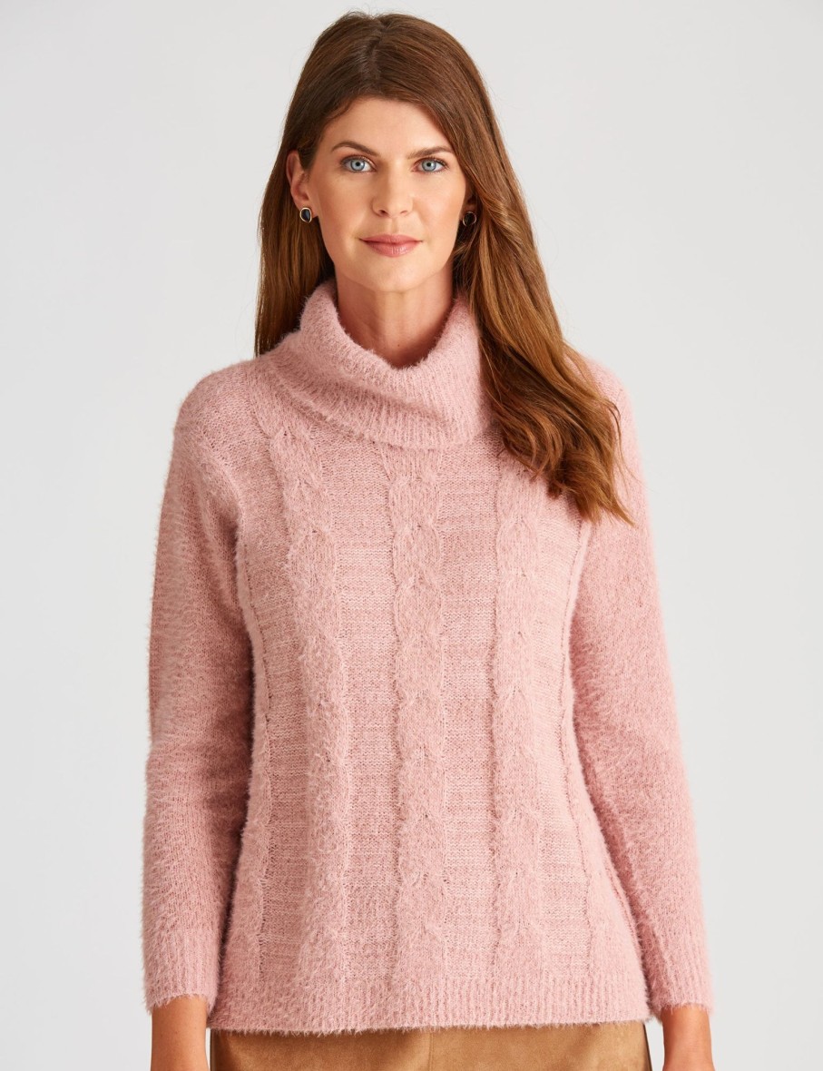 Knitwear WLane | W.Lane Fluffy Cowl Jumper