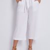 Bottoms Katies | Katies Linen Crop Pants