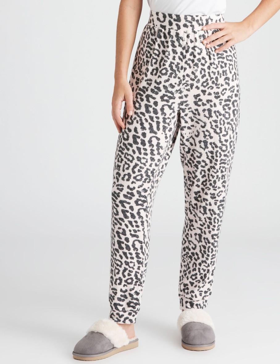 Sleepwear Rockmans | Rockmans Cosy Animal Print Sleepwear Pants