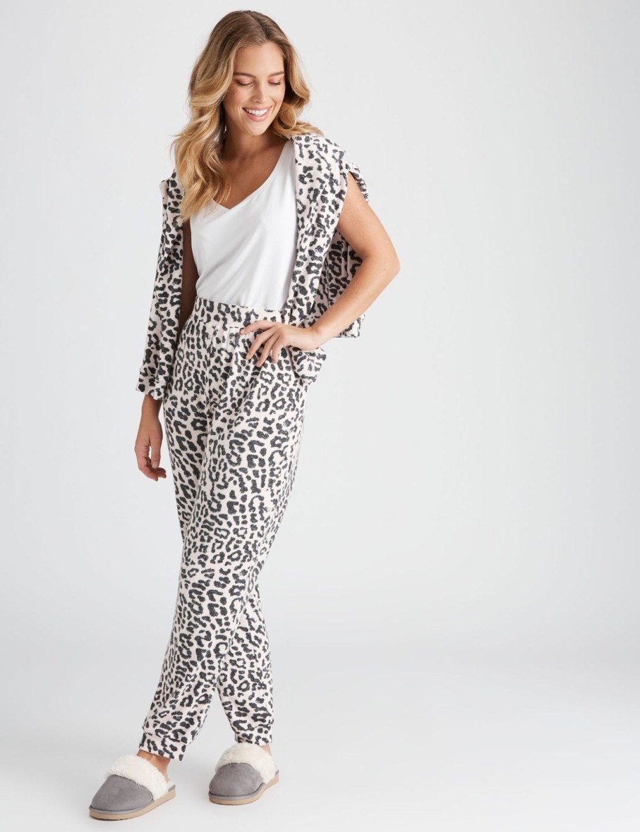 Sleepwear Rockmans | Rockmans Cosy Animal Print Sleepwear Pants