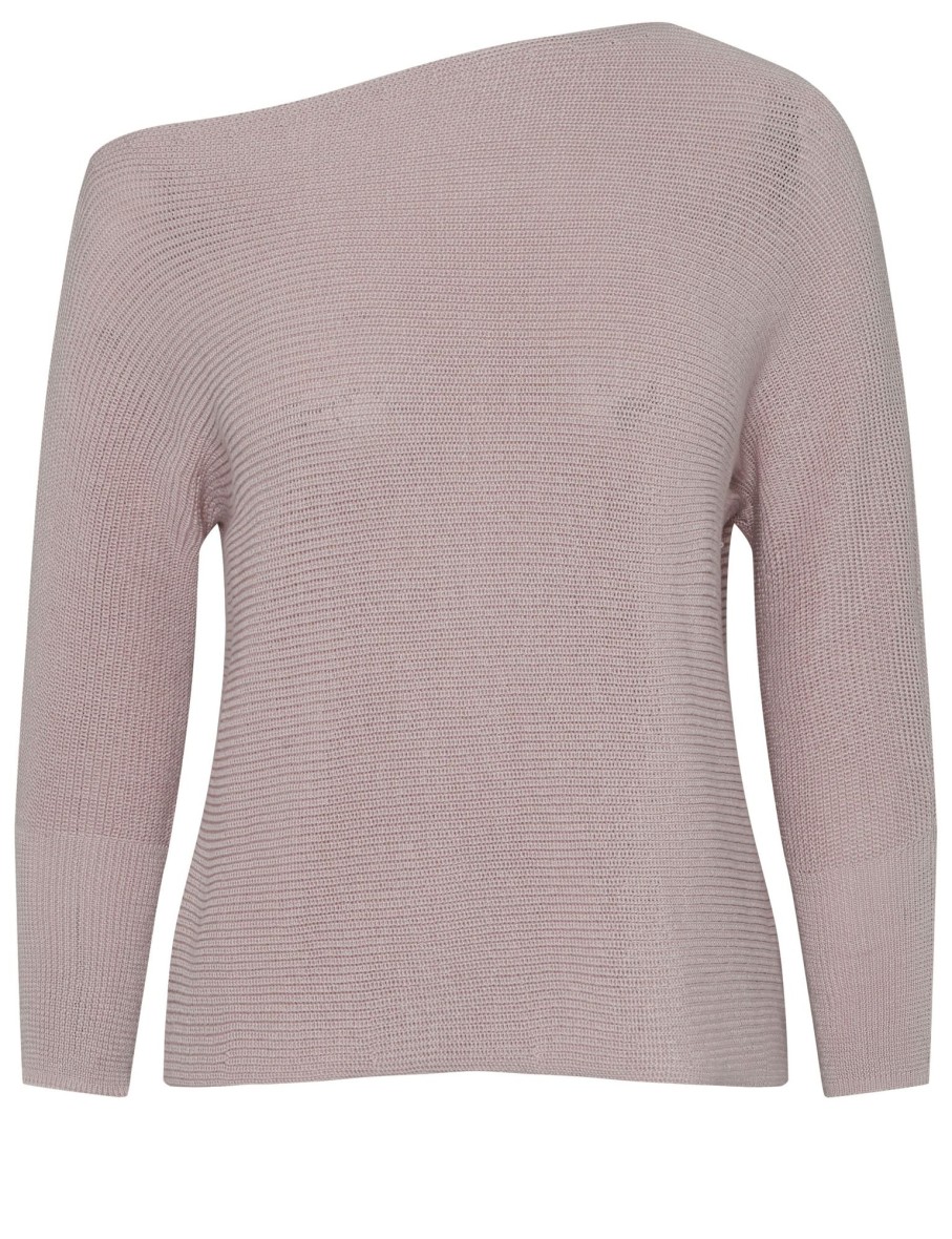 Knitwear Katies | Katies Cotton Blend Off The Shoulder Jumper