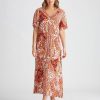 Dresses Katies | Katies Woven Faux Wrap Dress