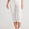 Bottoms Katies | Katies Woven Rib Trim Cargo Pants