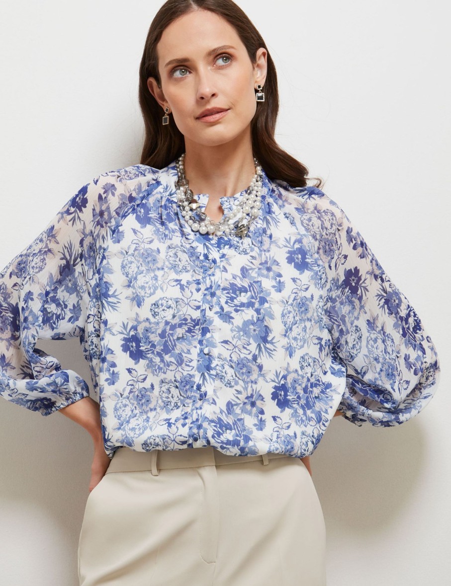 Tops NoniB | High Neck Print Shirt