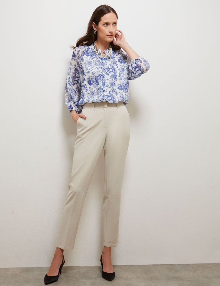 Tops NoniB | High Neck Print Shirt