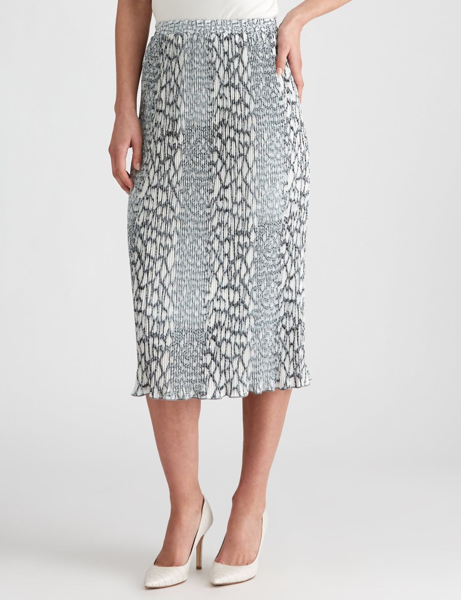 Bottoms LizJordan | Liz Jordan Pleated Midi Skirt