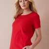 Tops NoniB | Noni B Cornelli Rib T-Shirt