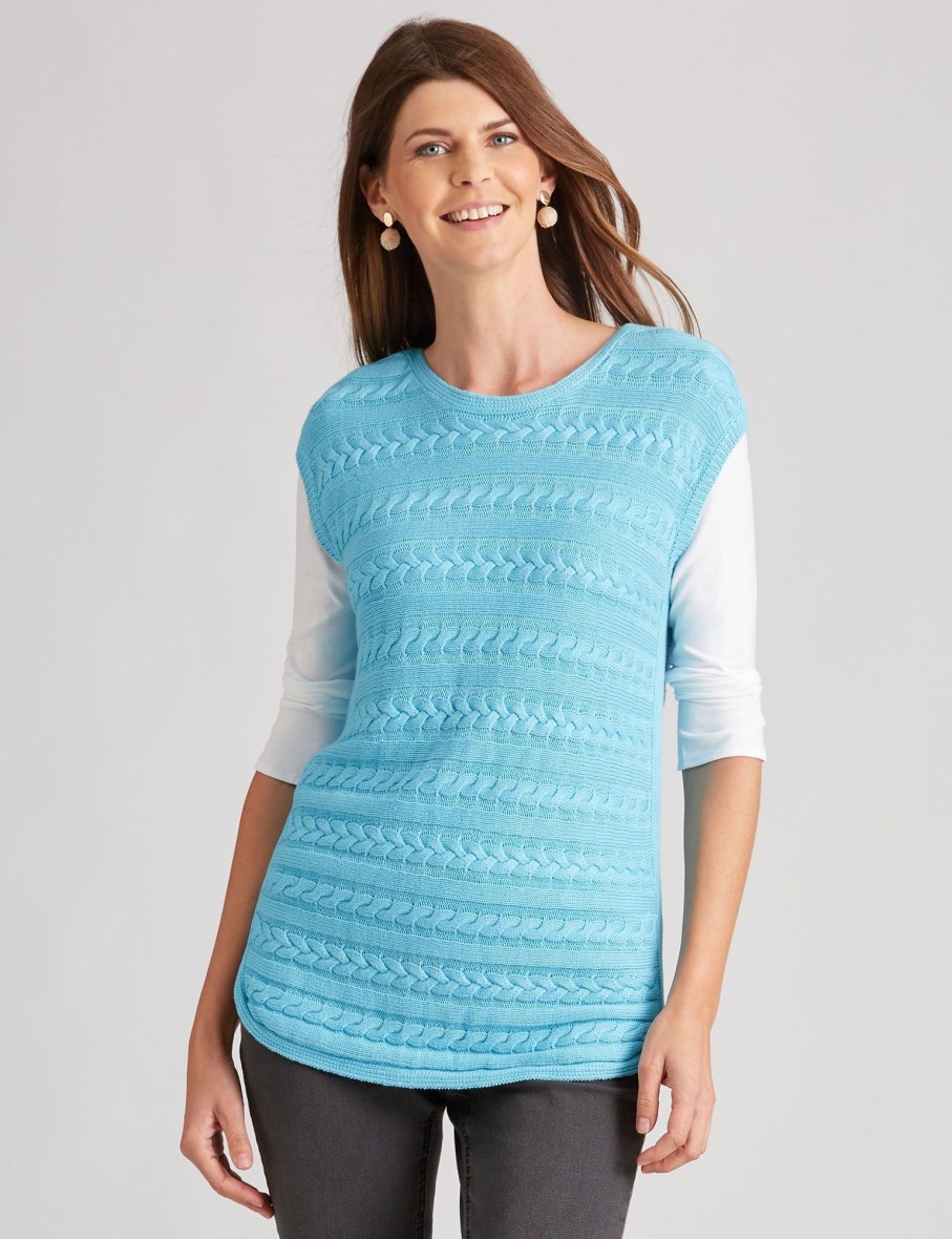 Knitwear WLane | W.Lane Cable Knitwear Pullover Top