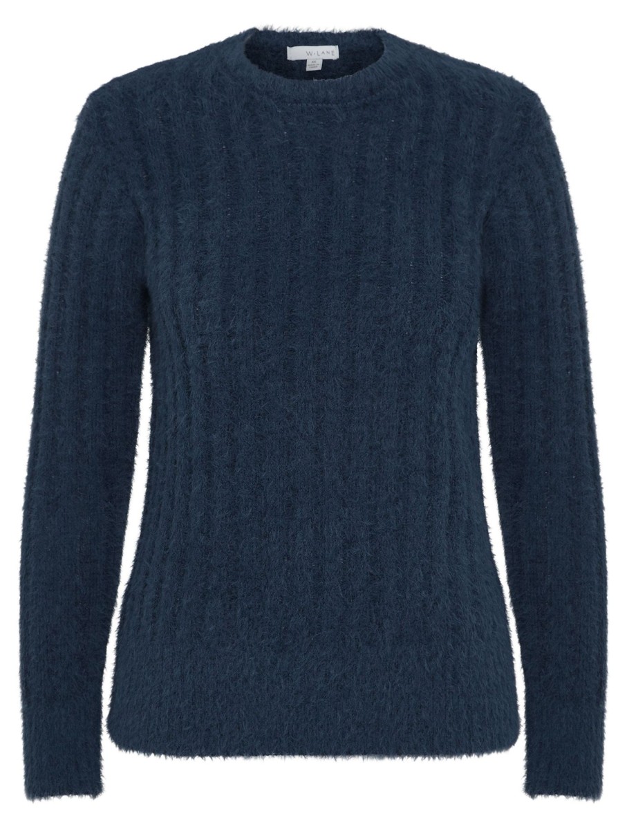 Knitwear WLane | W.Lane Fluffy Rib Pullover Jumper