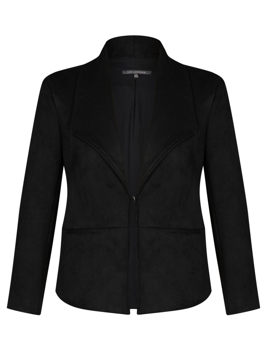 Outerwear LizJordan | Liz Jordan Suedette Jacket