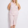 Sleepwear Autograph | Autograph Woven Crop Sleeveless Pyjama Set