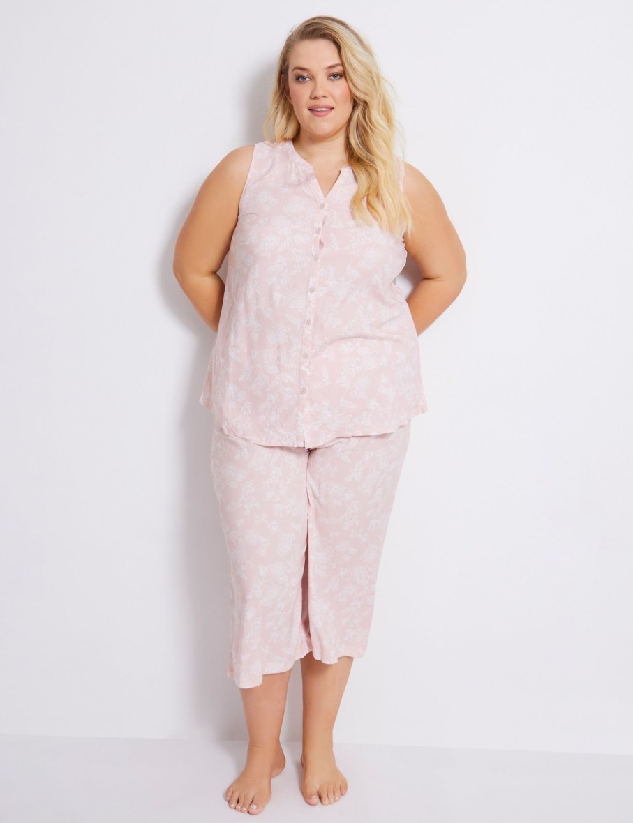 Sleepwear Autograph | Autograph Woven Crop Sleeveless Pyjama Set