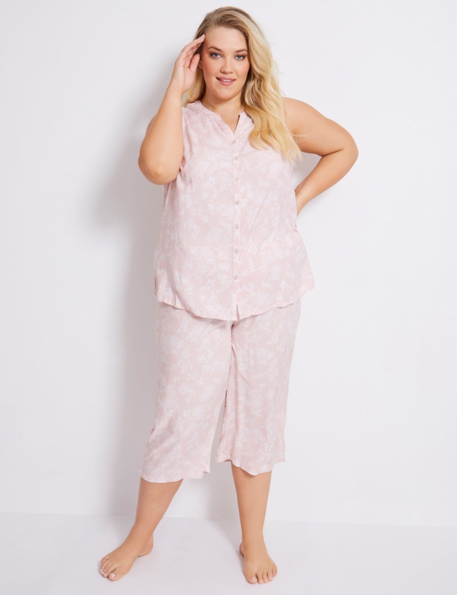 Sleepwear Autograph | Autograph Woven Crop Sleeveless Pyjama Set