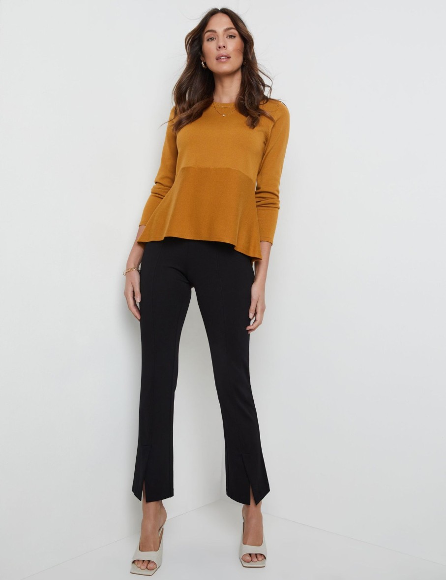 Knitwear Katies | Katies Long Sleeve Peplum Tunic Jumper