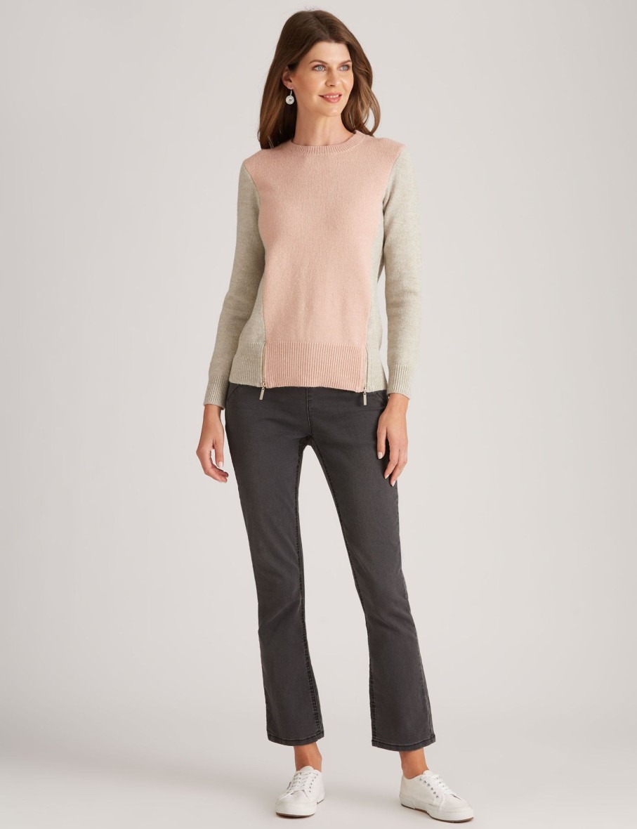 Knitwear WLane | W.Lane Colourblock Lurex Jumper