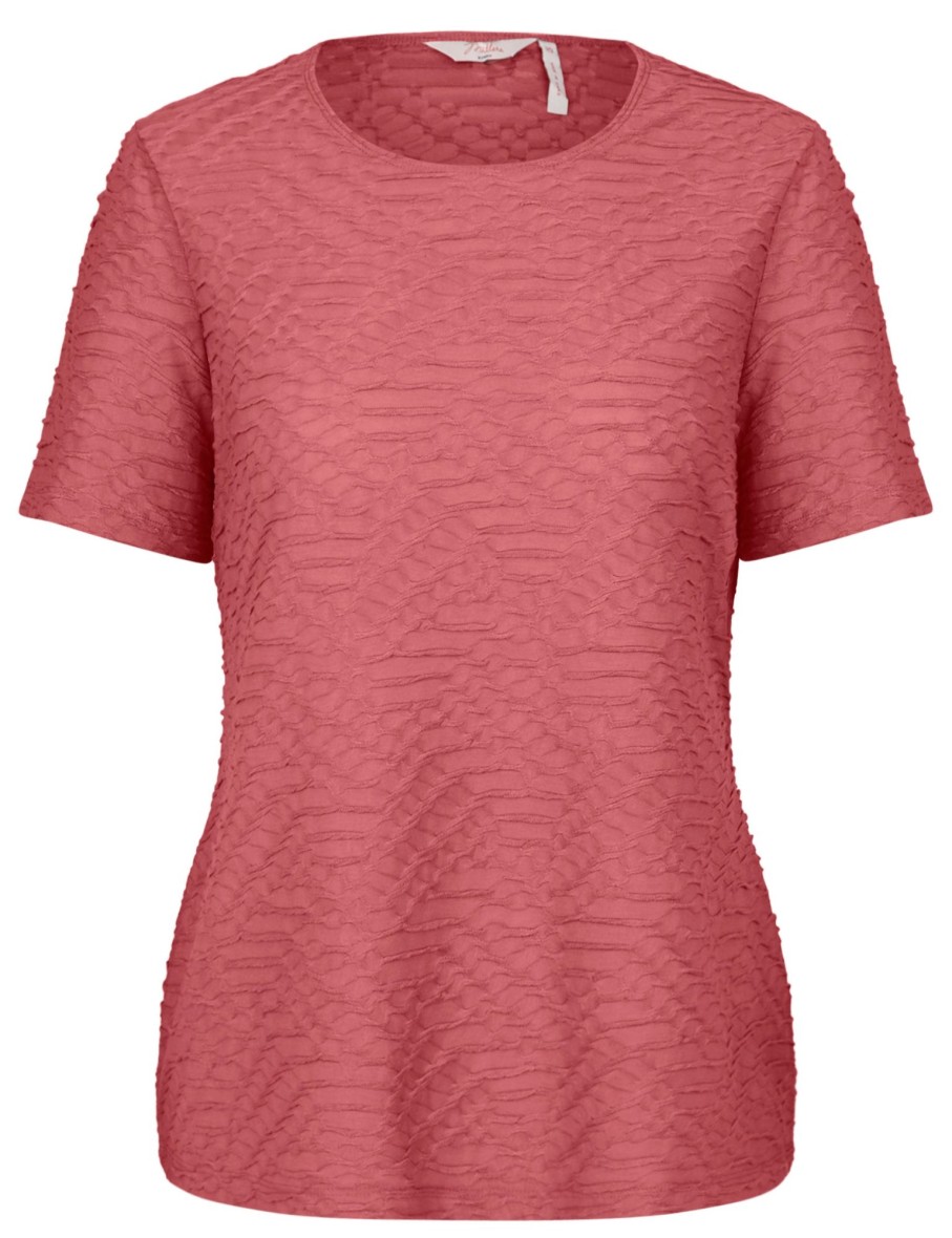 Tops Millers | Millers Short Sleeve Textured Scoop Neck Top