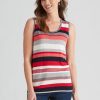 Knitwear WLane | W.Lane Stripe Sleeveless Knitwear Top