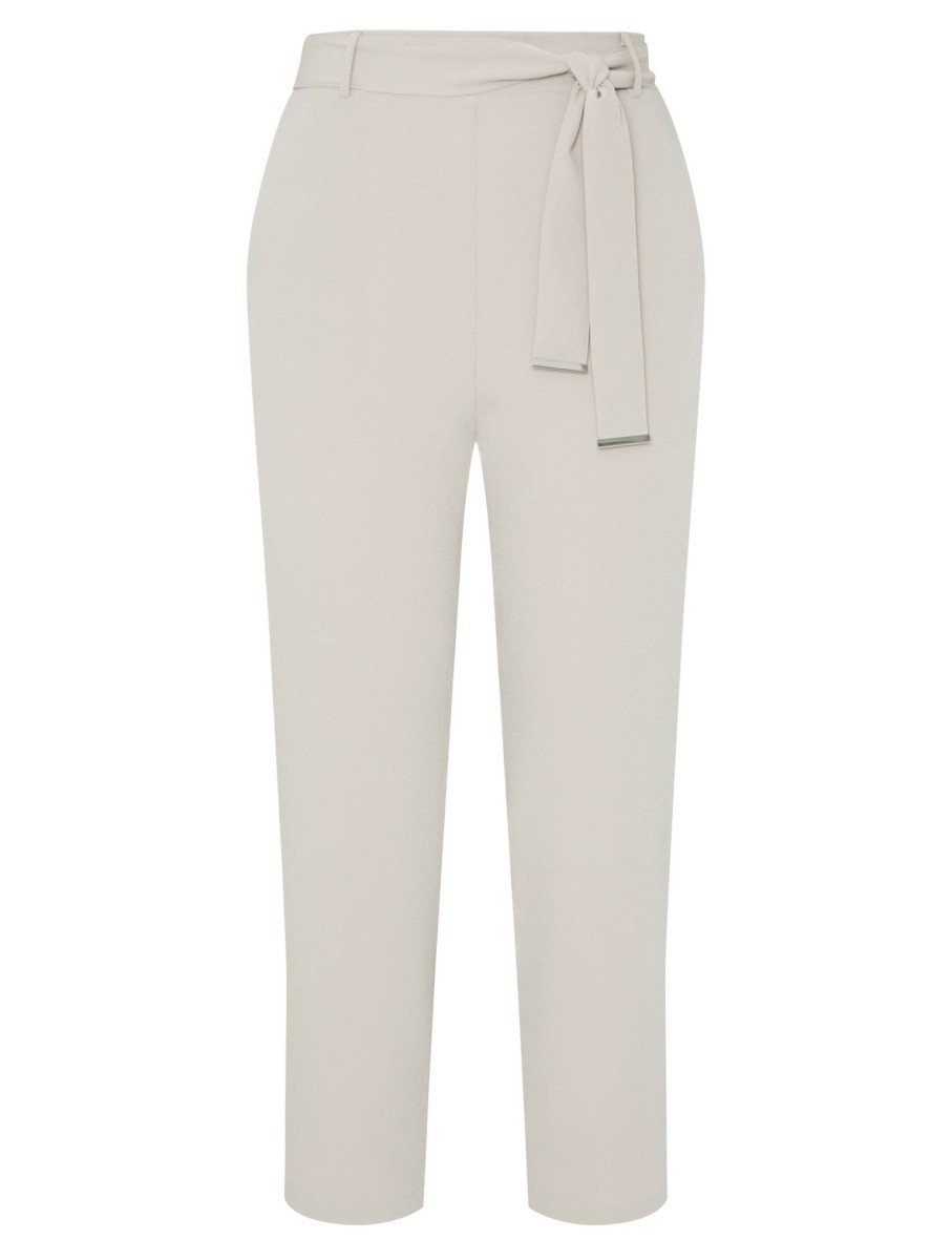 Knitwear LizJordan | Liz Jordan Tie Waist Tapered Pant