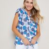 Tops WLane | W.Lane Burnout Button Through Tie Top