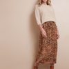 Bottoms WLane | W.Lane Print Maxi Skirt