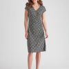 Dresses WLane | W.Lane Abstract Knitwear Wrap Dress