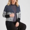 Knitwear NoniB | Noni B Long Line Fluffy Knitwear Cardigan