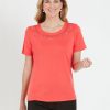 Tops NoniB | Noni B Short Sleeve Rib Top