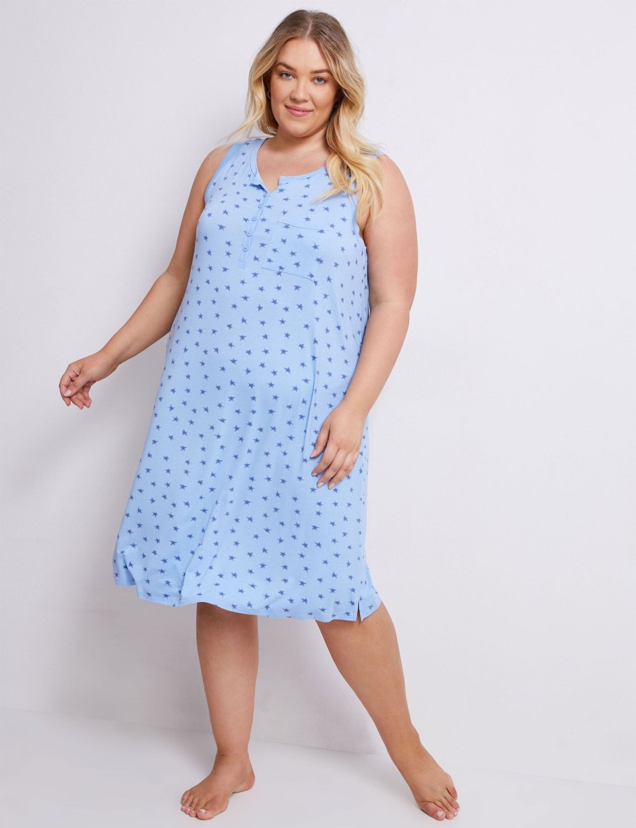 Sleepwear Autograph | Autograph Sleeveless Pocket Trim Nightie