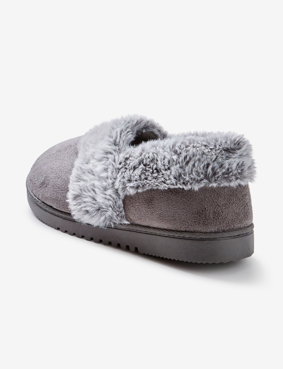 Sleepwear Rivers | Rivers Velour Plush Lined Slipper