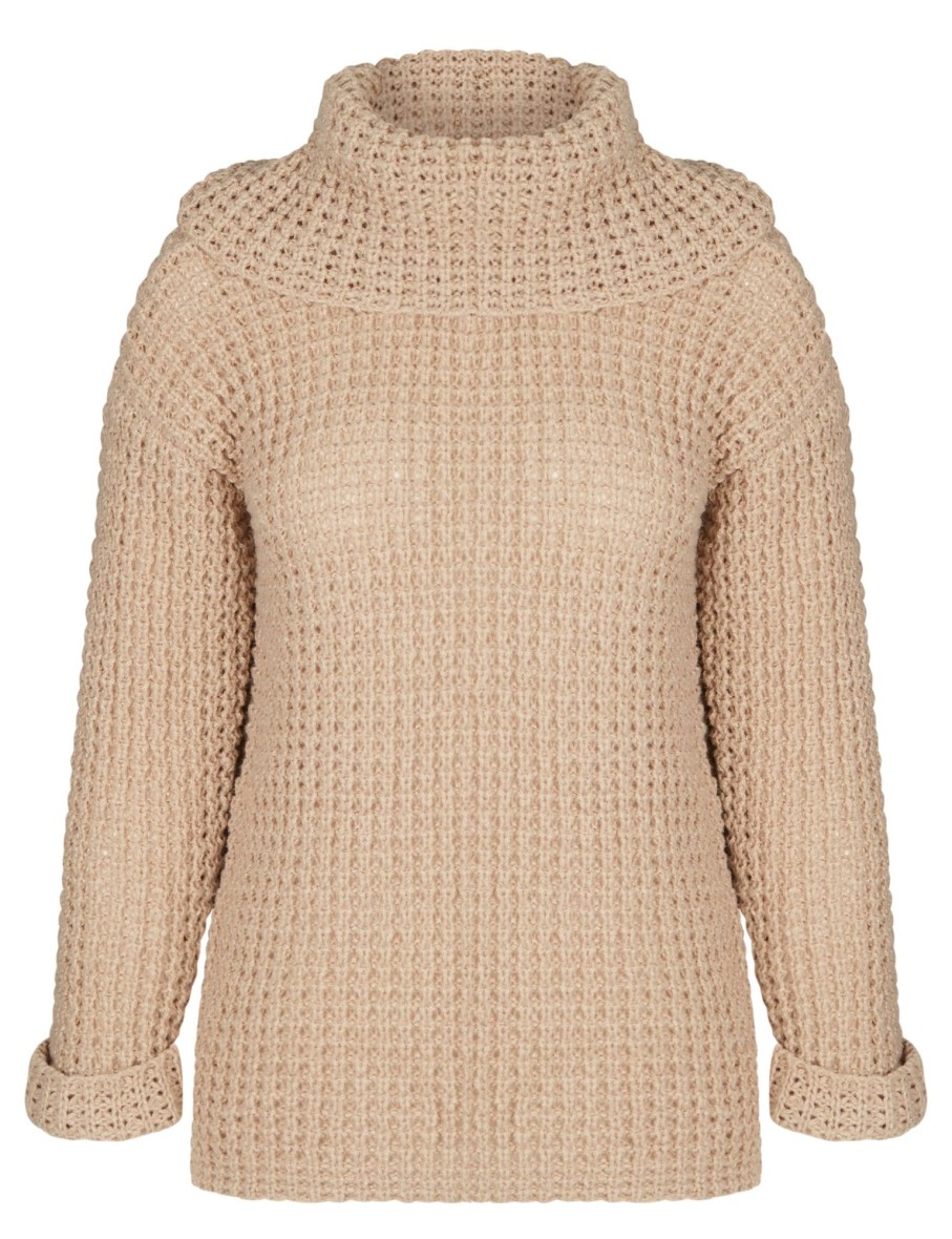 Knitwear NoniB | Noni B Waffle Knitwear Jumper