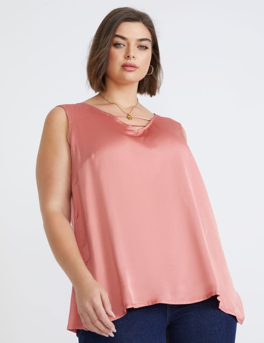 Tops Beme | Beme Double Strap Top