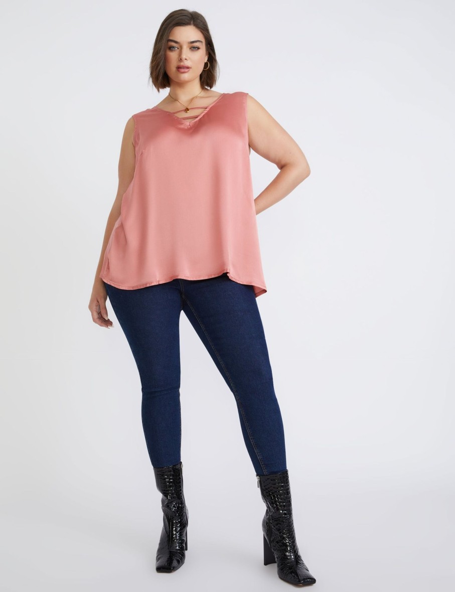 Tops Beme | Beme Double Strap Top