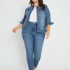 Bottoms Beme | Beme Mid Rise Core Regular Length Jeans