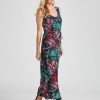 Dresses NoniB | Noni B Leaf Print Maxi Dress