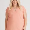 Tops Beme | Beme Extended Sleeve Woven Top