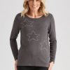 Tops NoniB | Noni B Star Embellished Knitwear Top