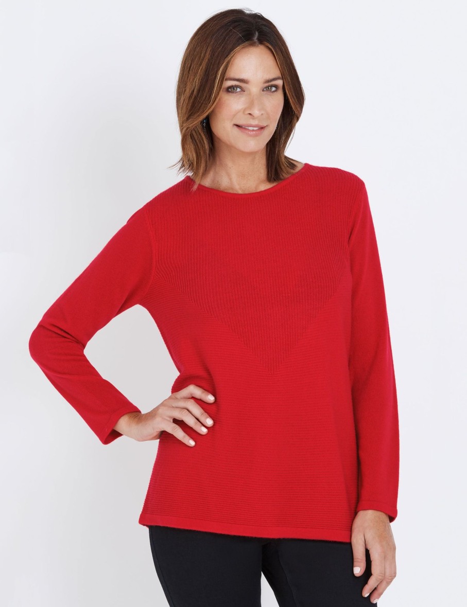 Knitwear WLane | W.Lane Panelled Pullover Jumper