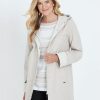 Outerwear NoniB | Noni B Roll Sleeve Light Weight Coat