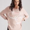 Knitwear Katies | Katies Cotton 3/4 Sleeve Novelty Placement Jumper