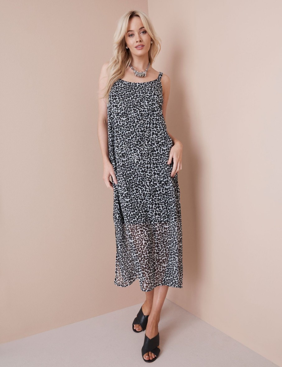 Dresses NoniB | Hotfix Printed Maxi Dress