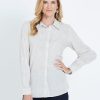 Tops NoniB | Noni B Long Sleeve Concealed Placket Print Shirt