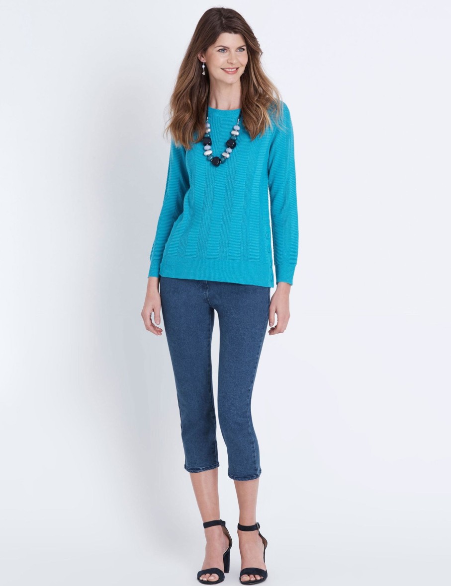 Knitwear WLane | W.Lane Button Textured Knitwear Top